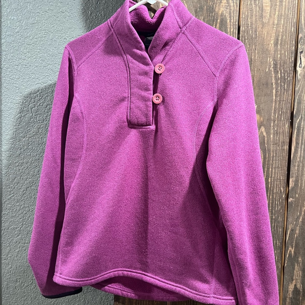 The North Face Magenta Fleece Pullover